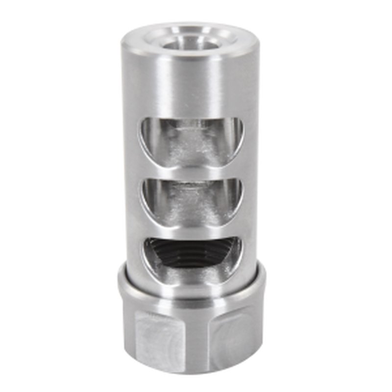 American Precision Arms Gen 2 Micro Bastard Self Timing Brake - 22 Cal - 1/2x28 - Stainless