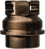 JMac Customs X37 HUB Micro Muzzle Device Bronze Finish 14F-X37