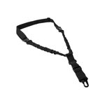 NcStar ADBS1B Single Point Sling Deluxe Black Nylon 30"-38" Adjustable Bungee