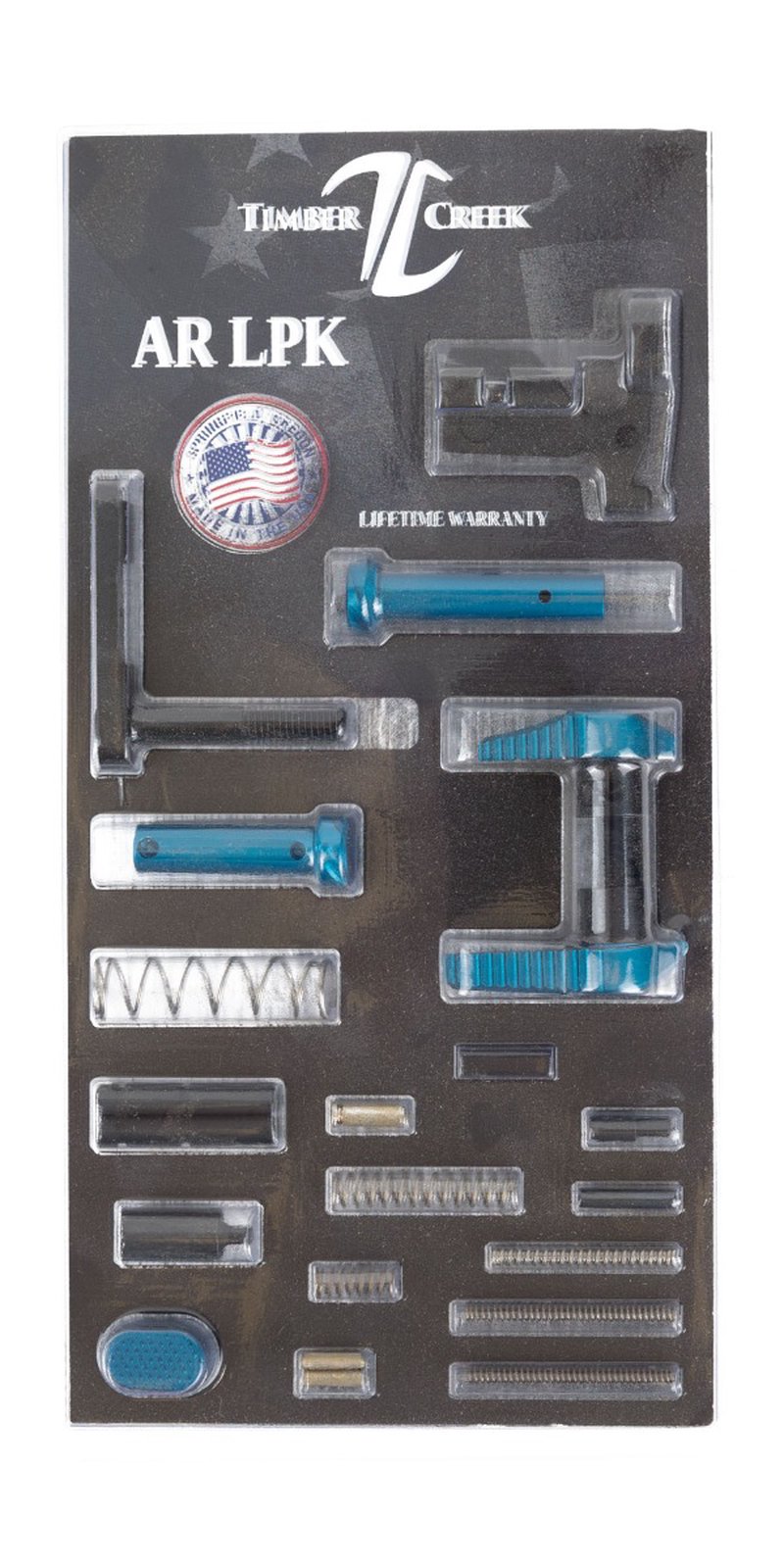 Timber Creek Lower Parts Kit, Blue - AR LPK B