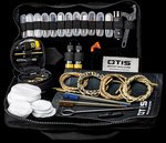 Otis Elite Pistol Cleaning Kit Breech-to-Muzzle Ripcords Brushes Mat