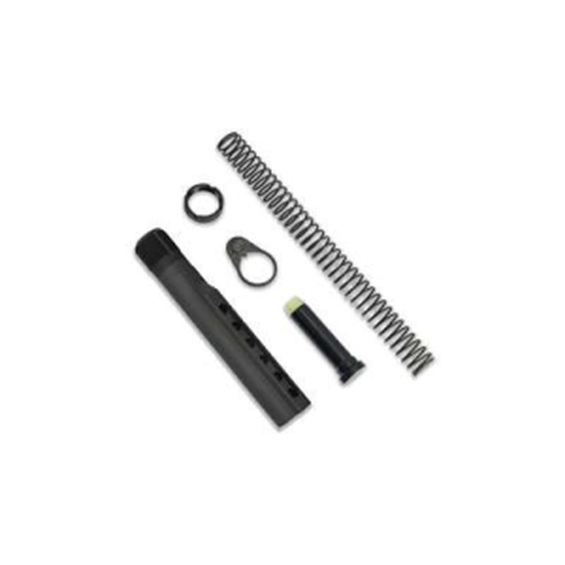 KAK Industry AR-15 Carbine Buffer Tube Kit Mil-Spec Anodized Black 3OZ