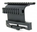 Tacfire AK Double Side Rail Mount/Picatinny w/Quick Release Lever, Black MAK004Q