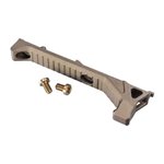 Q LLC Deluxe Q-Sert 2-Slot Hand Stop M-Lok/Handguard Accessory - Silver Anodized Aluminum