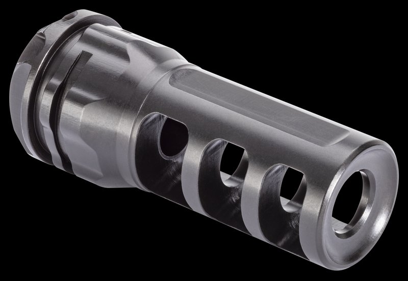 Gemtech 7.62 Elite Taper Mount Muzzle Brake 7.62/.30 Cal 2.375 in 5/8-24 Thread Black