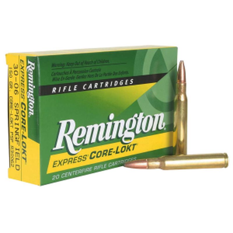 Remington 30-06 Springfield Core-Lokt 180 Grain PSPCL Soft Point Ammo