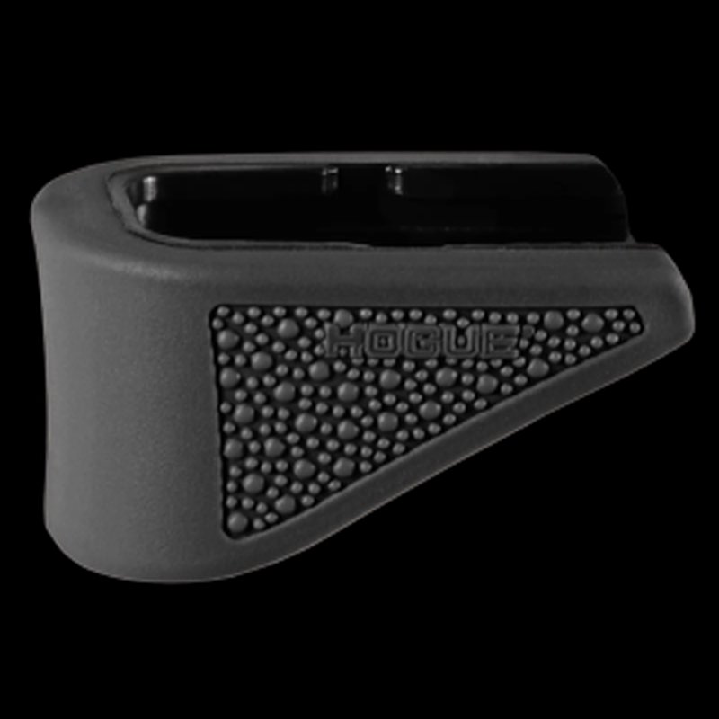 Hogue OverMolded Rubber Grip Extension Base Pad for Glock 42 6-Round Mag, Black