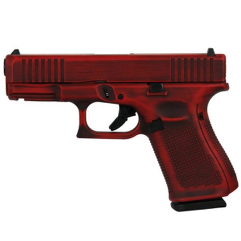 Glock G19 Gen 5 9mm 15rd Semi-Auto Pistol — US Red Distressed