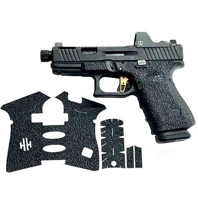HandleItGrips Sandpaper Glock 19/23 Gen 3 Pistol Grip Enhancement (Black)