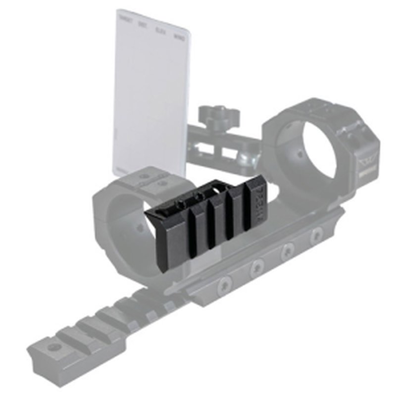 WARNE Precision Mount 90 Degree Accessory Rail Matte Blk