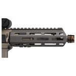 Q Honey Badger 12in M-LOK Handguard Kit 1913 Top Rail Clear Anodized