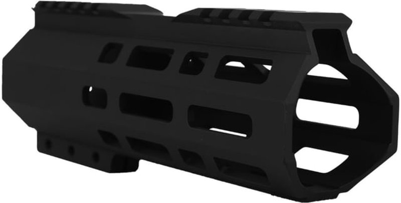 ABC RIFLE COMPANY Custom Hybrid Top Cut D-Front AR-10/DPMS LR-308 M-LOK Handguard, 7in, Flat Dark Earth, HG10-CM-TCML7D-FDE