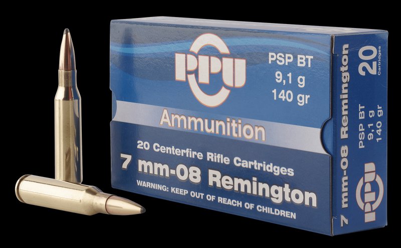 Prvi Partizan Metric Rifle Ammunition 7mm-08 Rem PSPBT 140gr PP708