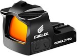Cyelee Optics Cobra X Pro Reflex Red Dot Sight 1x24x17mm 2 MOA / 26 MOA Circle Black