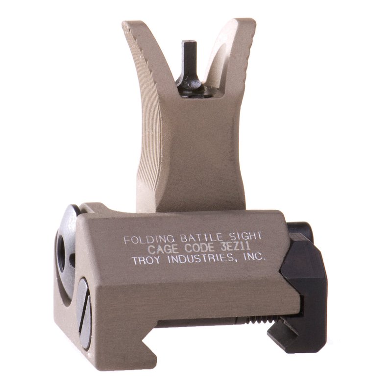 Troy Industries M4 Front Folding BattleSight Front Iron Sight Picatinny Flat Dark Earth