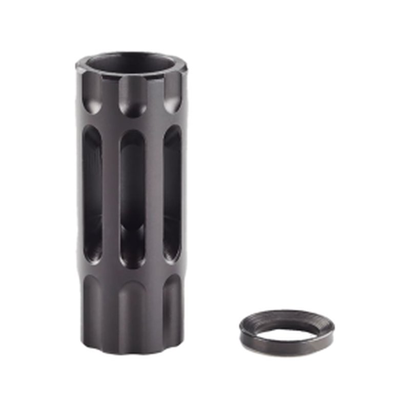 Wilson Combat Q-Comp Muzzle Brake 11/16"-24 AR-15 458 SOCOM Steel Black