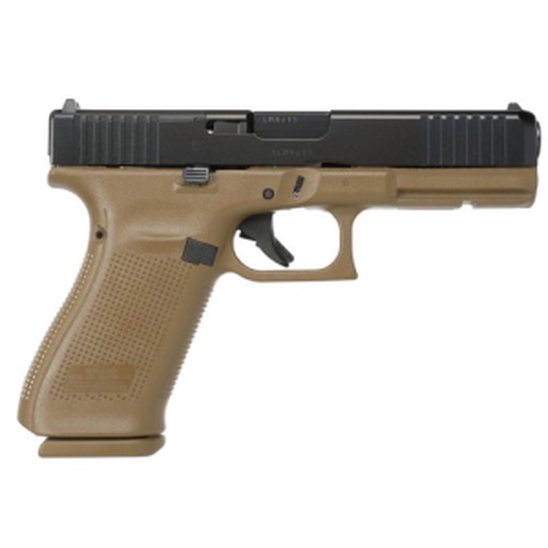 Glock G20 Gen 5 MOS 10mm 4.61" 10rd FDE Fixed Sights