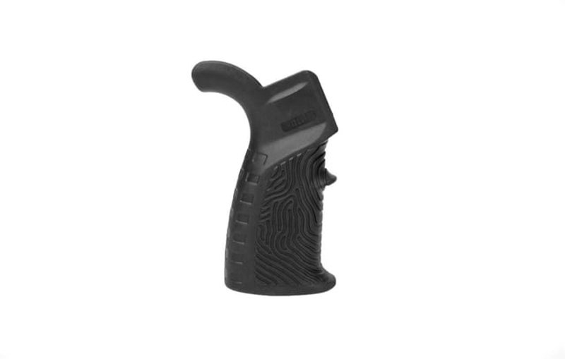 DLG Tactical AR-15 Rubberized Beavertail Fingerprin Grip Black
