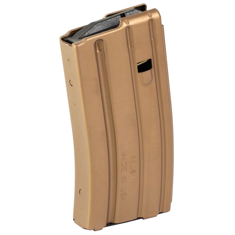DURAMAG Speed AR-15 Magazine 20-Round 5.56/.223 Bronze Anodized Aluminum Black Follower