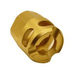 True Precision Y-Type Micro Compensator 1/2x28 Thread Gold Titanium Nitride TP-YMICRO-G