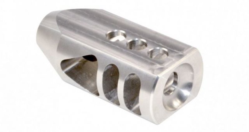 Sniper Muzzle Brake Recoil Compensator AR-15 AR-10 Stainless Steel 1/2-28 5/8-24