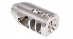 Sniper Muzzle Brake Recoil Compensator AR-15 AR-10 Stainless Steel 1/2-28 5/8-24