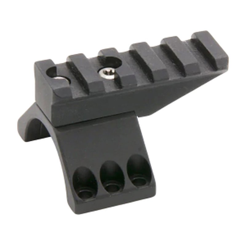 Tier One Short Saddle Ring Top Accessory Rail for 34mm Rings Short Matte Black