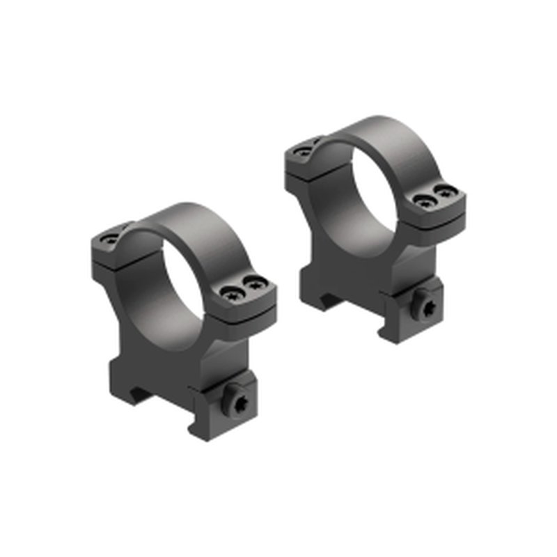 Leupold 175121 BackCountry Cross-Slot Ring Set 30mm Diam High Aluminum Black Matte