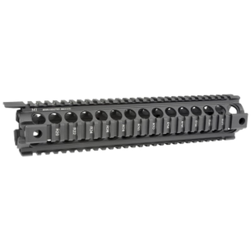 Midwest Industries MCTAR-19G2 Rifle Length Handguard 12in Black 4-QD Rails