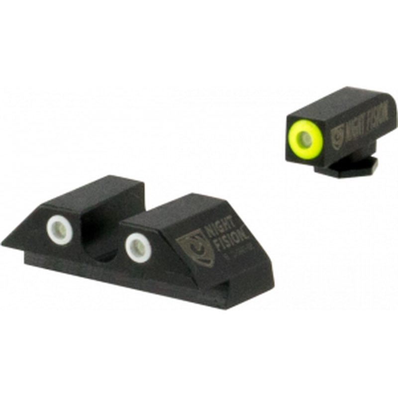 Night Fision GLK-002-07-YWX NS U-Notch Rear Night Sight for Glock 20/21