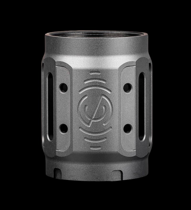 SilencerCo MAAD Brake 2.0 Hub Mount Black Anodized Aluminum 2.11in OAL
