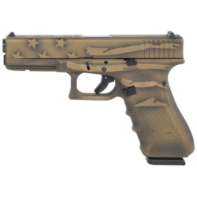 Glock G22 Gen 4 .40 S&W Full-Size 4.49in 15rd Coyote Flag Cerakote