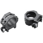 Weaver 4-Hole Skeleton Aluminum Scope Rings 1\" Medium Matte