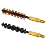Otis Bore Brush Set 2pk Nylon/Bronze - 6.8mm/7mm/.270 Cal, 2" Length, 8-32 Thread