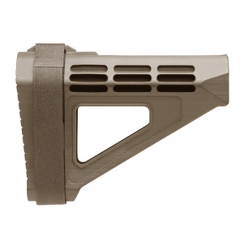 SB TACTICAL SBM4 Brace AR Style FDE SBT Logo /Tubes 1.1"-1.25"