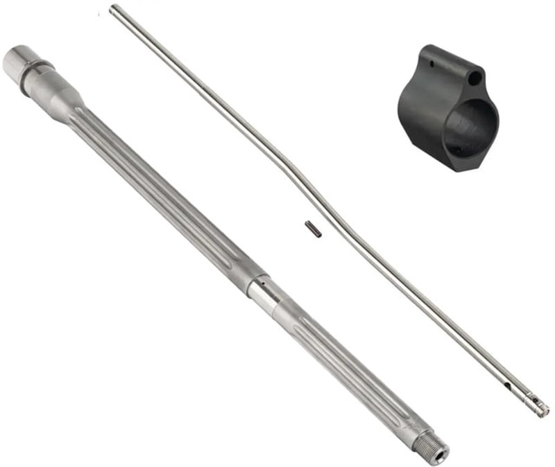 TRYBE Defense Flagship LR308 Pattern Firearms 20 in Stainless Steel Heavy Fluted Rifle Barrel