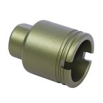 Guntec USA 308 Cal Stubby Slim Flash Can Anodized Green