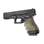 Hogue Handall Universal Full Size Slip-On Grip Sleeve, Olive Drab Rubber