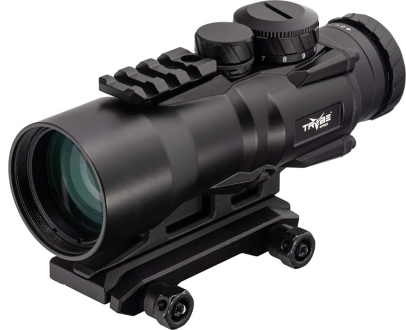 TRYBE Optics SLED 5x36mm Compact Prism Scope Red Dot Sight, 36mm Tube