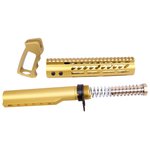 Guntec USA AR-15 Ultra Pistol Furniture Set w/ Milspec Buffer Tube