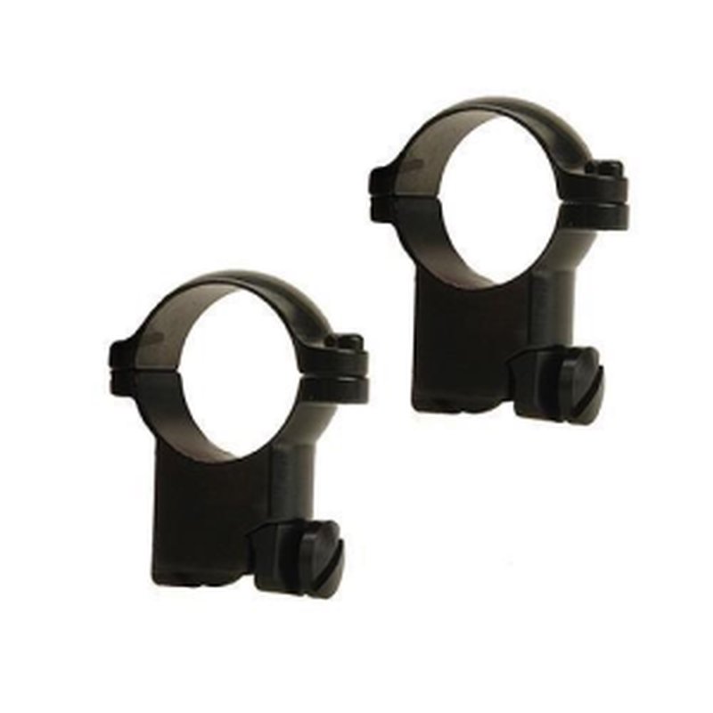 Leupold Ruger M77 1" Super High 2-Piece Steel Ringmounts (Matte Black)