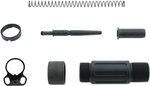 TacFire Short Pistol Buffer Tube Kit w/ Ambidextrous Endplate 3.5 in Black Small