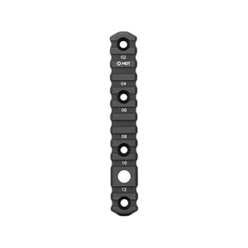 MDT M-LOK 12-Slot Picatinny Rail Section Aluminum Black