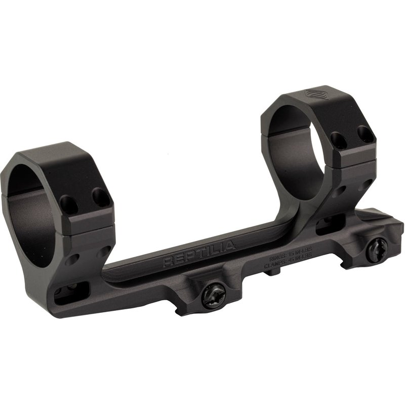 Reptilia AUS 35mm Scope Mount 39mm Centerline Height 7075-T6 Aluminum Black