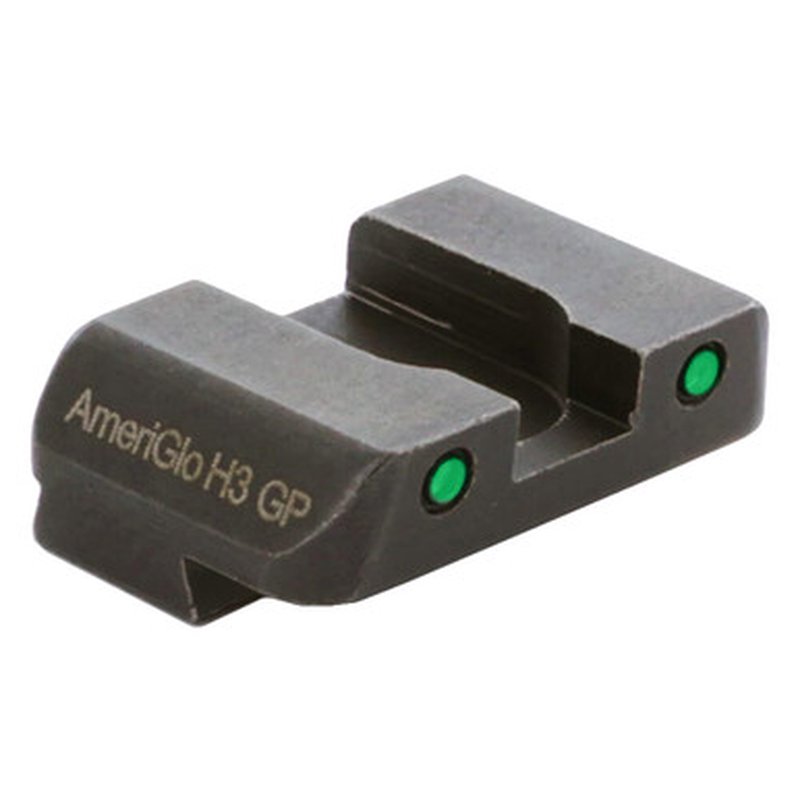 AmeriGlo GL-227-OP-R Pro Green Tritium 2-Dot Rear Sight for Glock