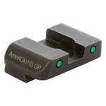 AmeriGlo GL-227-OP-R Pro Green Tritium 2-Dot Rear Sight for Glock