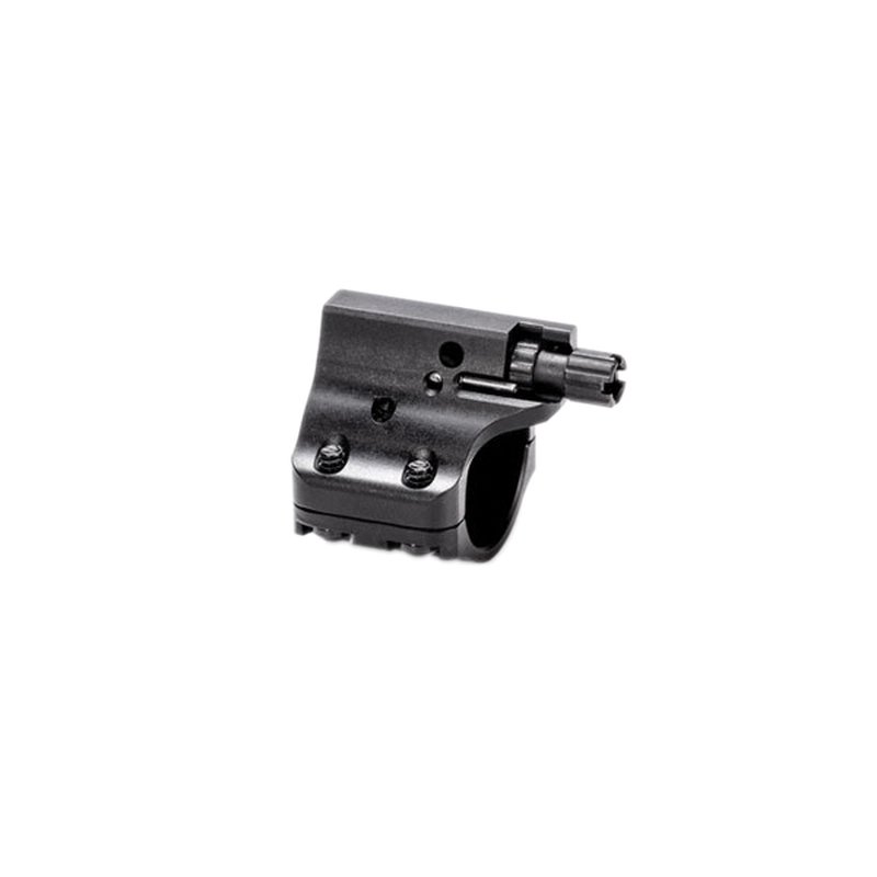 JP Enterprises D2 2-Piece Low-Profile Adjustable Gas Block w/Detent Adjustment 0.88" Black
