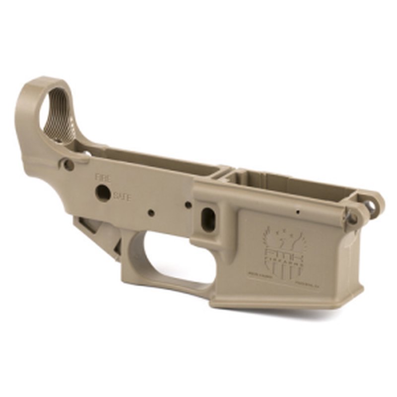FMK FIREARMS AR-1 Lower AR-15 Stripped Poly Receiver Dark Earth