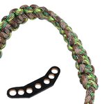 Paradox Bow Wrist Sling – Cool Spring Camouflage Cobra Braid with Leather Mount PBSE-CC-6