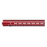 Aero Precision AR15 15" Enhanced M-LOK Handguard, Gen 2 - Bordeaux Red Anodized